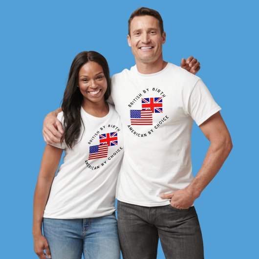生まれは英国、魂は米国 Tシャツ