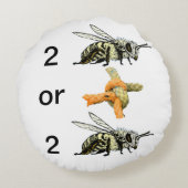 生まれるか生まれないか ラウンドクッション (裏面)