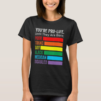 生まれるまでは命を大切に LGBT 貧困 トランスジェンダー Tシャツ