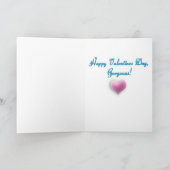 生まれる美しいバレンタインデーカード シーズンカード (内部)