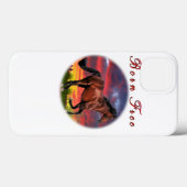 生まれる自由な馬の芸術 Case-Mate iPhoneケース (裏面 (横))
