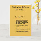 生まれる討論者カード カード (黄色い花)