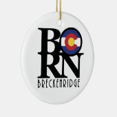 生まれるBreckenridge CO セラミックオーナメント (右)