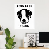 生まれイラストレーション ポスター (ホームオフィス)