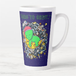 生まれエイリアン カフェラテマグ