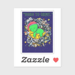 生まれエイリアン シール