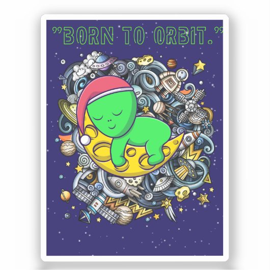 生まれエイリアン シール (正面)