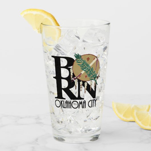 生まれオクラホマシティー タンブラーグラス (アイス正面)