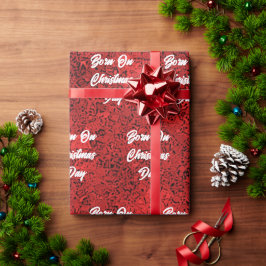生まれクリスマスのラッピング紙 ラッピングペーパー