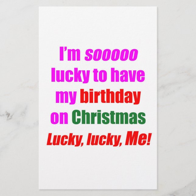 生まれクリスマス (正面)