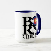 生まれグレンデールコロラド15oz マグカップ (正面右)