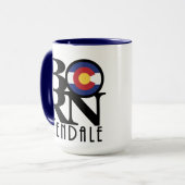 生まれグレンデールコロラド15oz マグカップ (正面左)