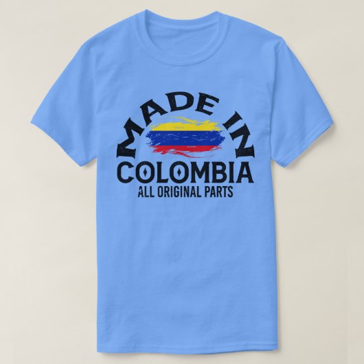 生まれコロンビア1 Tシャツ (デザイン正面)
