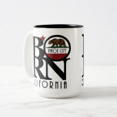 生まれタホシティカリフォルニア15oz ツートーンマグカップ (正面左)