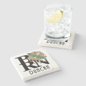 生まれダンカン ストーンコースター (横)