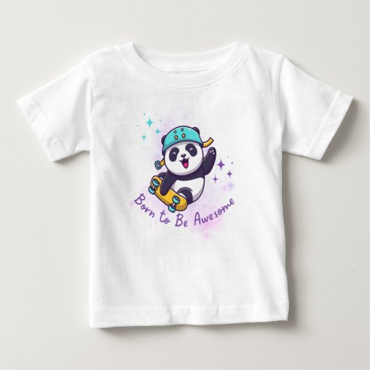 生まれデザイン素晴らし ベビーTシャツ (正面)