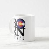 生まれデンバー・コロラド11oz コーヒーマグカップ (正面左)