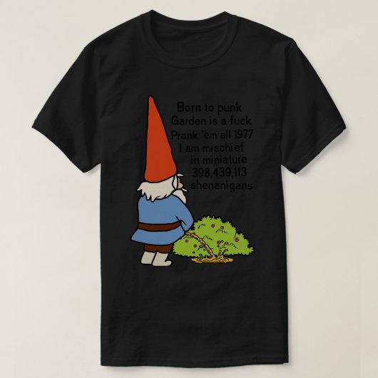 生まれトゥパンクガーデン格言 Tシャツ (デザイン正面)
