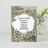 生まれトゥービーワイルド誕生日招待状 招待状 (スタンド正面)