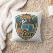 生まれトキャンプレトロヴィンテージ クッション (ブランケット)