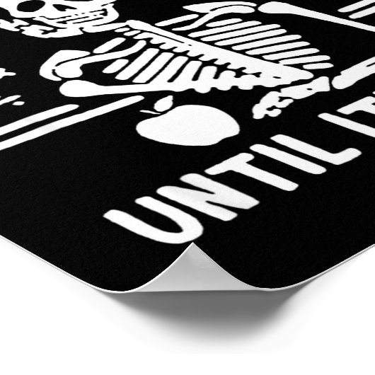 生まれハロウィン先生Qになるまで待つ ポスター (角)