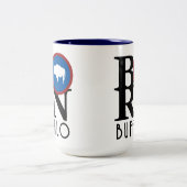 生まれバッファロ15oz ツートーンマグカップ (中央)
