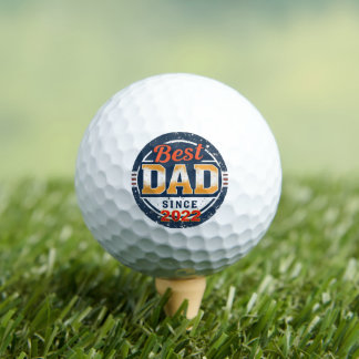 生まれパパへパーソナライズされた- Year Golf Ball ゴルフボール