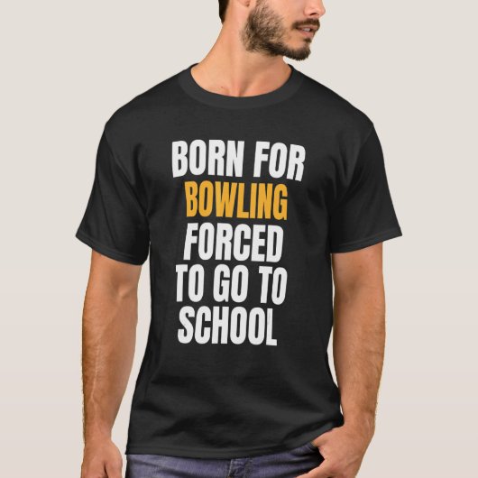 生まれボーリング Tシャツ (正面)