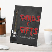 生まれロック – カードとギフトのサイン 台座サイン