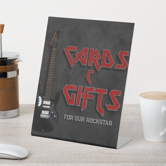 生まれロック – カードとギフトのサイン 台座サイン (インサイチュ)