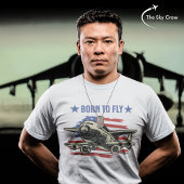 生まれヴィンテージ飛行機へUSAフラッグ航空 Tシャツ