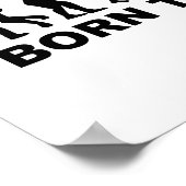 生まれ上昇速度スケートで滑る ポスター (角)