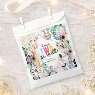 生まれ二人は野生のサファリ動物2nd誕生日 フェイバーバッグ