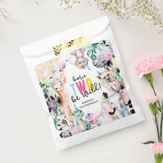 生まれ二人は野生のサファリ動物2nd誕生日 フェイバーバッグ (封をした状態)