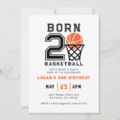 生まれ二 | スポーツ少年の二歳の誕生日 招待状 (正面)