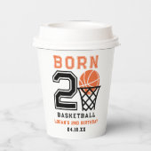 生まれ二 | スポーツ少年の二歳の誕生日 紙コップ (裏面)