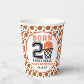 生まれ二 | スポーツ少年の二歳の誕生日 紙コップ (裏面)