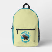 生まれ先史時代のウールマンモスベビー プリントバックパック (正面)