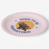 生まれ先史時代のウールマンモスベビー ペーパープレート (アングル)