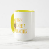 生まれ先生ギフト、セラミックマグカップ、教室 マグカップ (正面左)