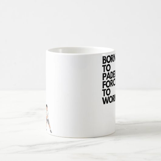生まれ労働を余儀なくされる コーヒーマグカップ (中央)