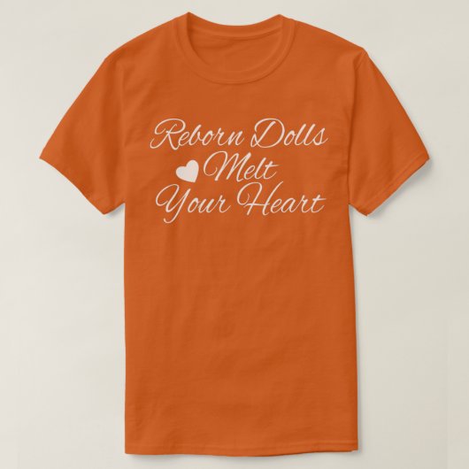 生まれ変わった人形があなたのハートを溶かす Tシャツ (デザイン正面)