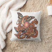 生まれ変わる秘伝の蝶ヘビの芸術 クッション (ブランケット)