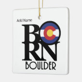 生まれ大きい石コロラド尖頭化可能なセラミックオーナメント セラミックオーナメント (左)