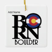 生まれ大きい石コロラド尖頭化可能なセラミックオーナメント セラミックオーナメント (正面)