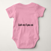 生まれ大混乱を起こす ベビーボディスーツ (裏面)