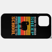 生まれ学校へ行かざるを得ない羊を刈る Case-Mate iPhoneケース (裏面 (横))