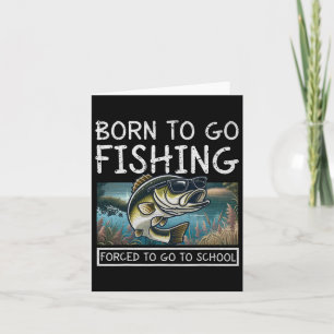 生まれ学校魚釣りへ行くことを余儀なくさおもしろいれる カード