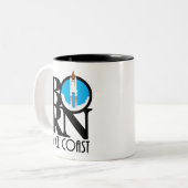 生まれ宇宙コースト11oz ツートーンマグカップ (正面左)