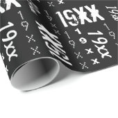 生まれ年の誕生日包装紙 ラッピングペーパー (ロールコーナー)